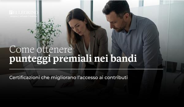 Come ottenere punteggi premiali nei bandi